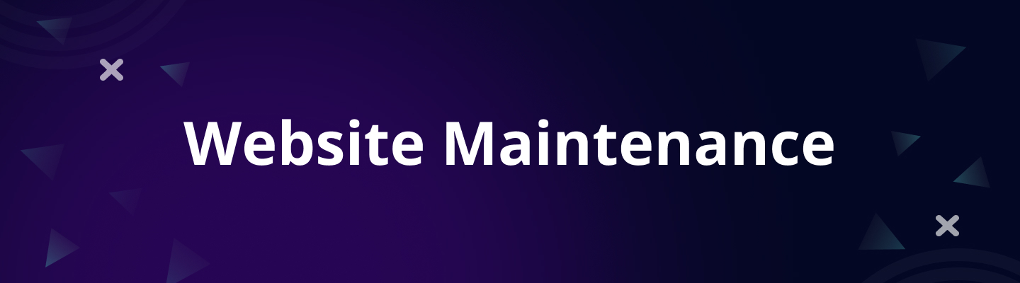 Website maintenance
